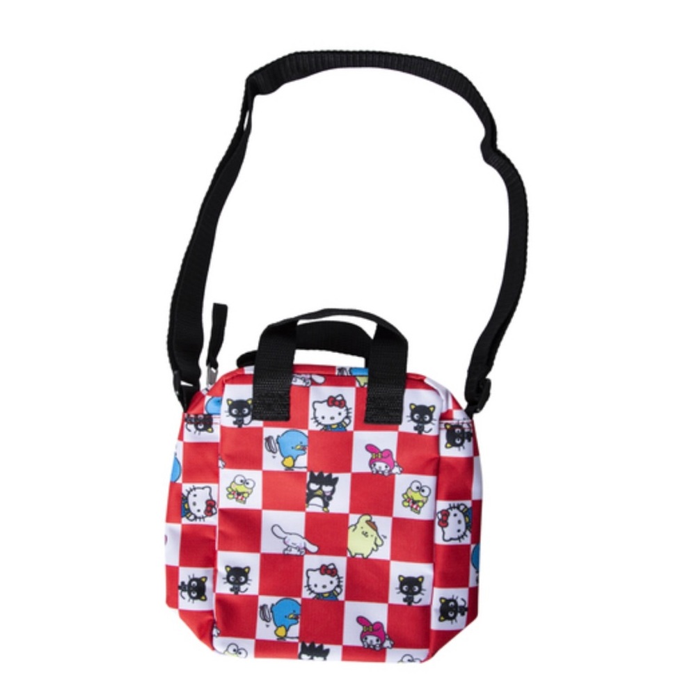 Adorable Red Checkered Hello Kitty & Friends Crossbody Bag - Picture 2 of 6